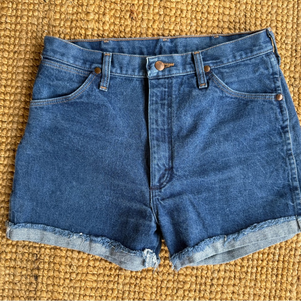 Vintage Wrangler Denim Blue Women's cut-off Shorts